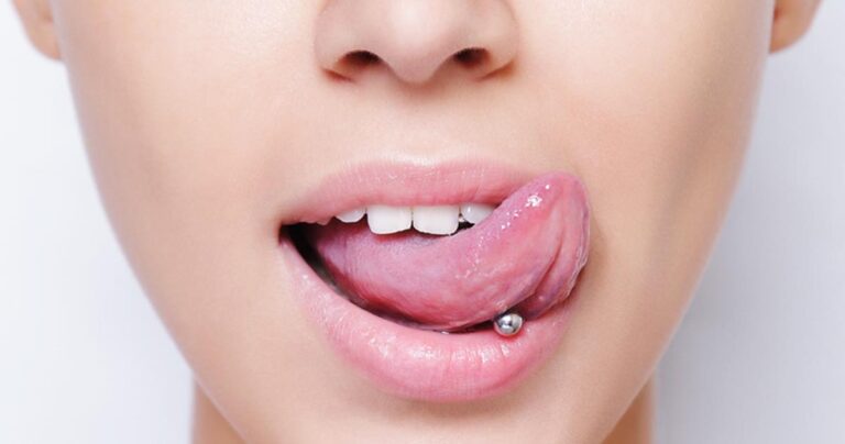 piercing salute orale